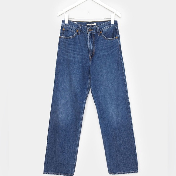 Levi’s Dad Jean - Dark Blue 25 Wide Baggy Slouchy Relaxed - Picture 2 of 13